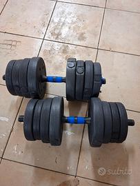 Pesi 30kg + elastici