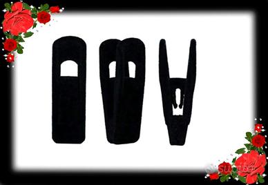 8 MOLLETTE VELLUTO ANTISCIVOLO PER APPENDIABITI