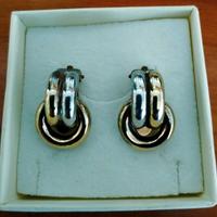 orecchini argento a clip