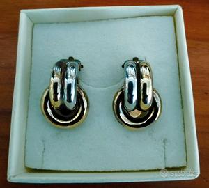 orecchini argento a clip