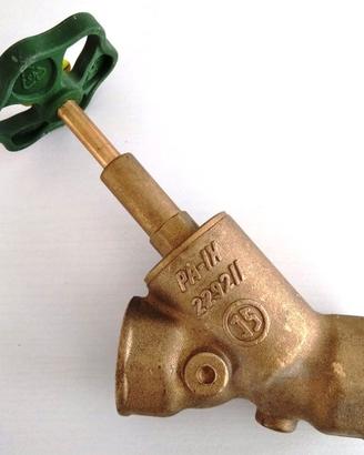 Valvola in ottone saracinesca rubinetto acqua