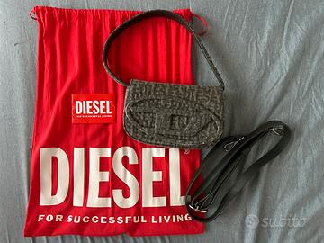 Diesel 1DR - iconic shoulder bag in monogram denim