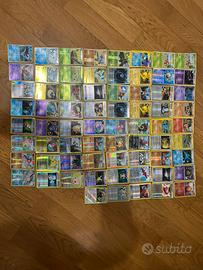 lotto carte pokemon holo/reverse