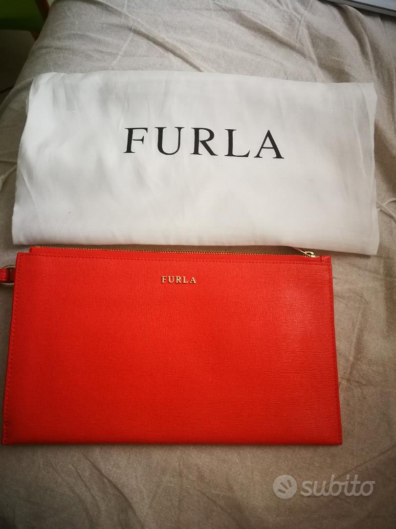 Pochette sale furla rossa