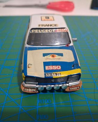 modellino 1/43 cougar peugeot 504 transkit Safari