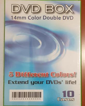10 Color Double DVD BOX 14mm