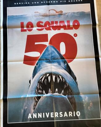 Manifesto Lo Squalo 50° anniversario 