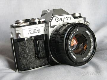 Canon AE1 completa di motore 