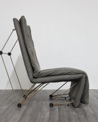 Lounge Chair Poltrona Geometric Design Postmodern