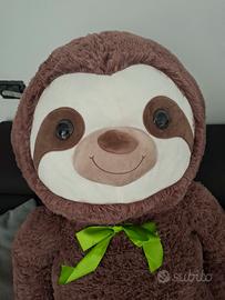 pupazzo bradipo grande e morbidissimo alto 140 cm 