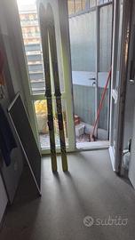 Attrezzatura sci meta' anni 90 da slalom speciale