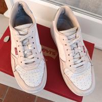Sneakers Levis bianche e rosa pastello