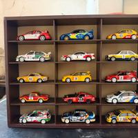 Modellini rally auto