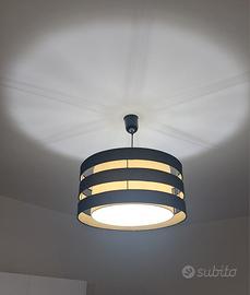 Lampadario da cucina bianco e nero