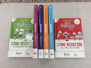 Collana "Diario di una schiappa" e 2 raccoglitori