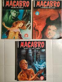 MACABRO (Edifumetto) - Lotto 3 Albi Vintage. 