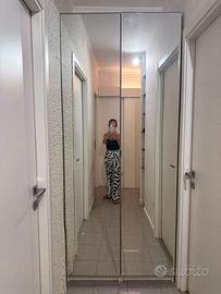 armadio da corridoio o ingresso a specchio