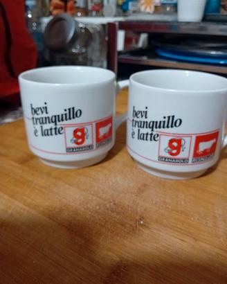 set tazze anni 80 Granarolo