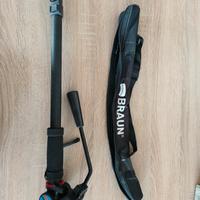 Monopod Braun Light Weight M1 con testa video MG 