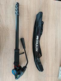 Monopod Braun Light Weight M1 con testa video MG 