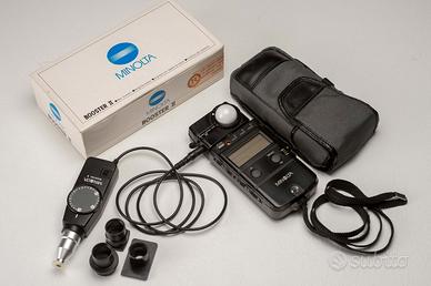 Esposimetro Minolta Flash Meter IV con Booster II