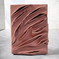 quadro materico in argilla lavorata a mano