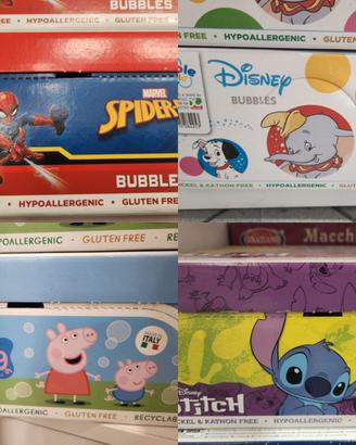 SCATOLA 36 PEZZI BOLLE DI SAPONE