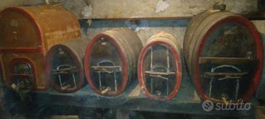 botti in legno arredo vintage botti vino damigiana