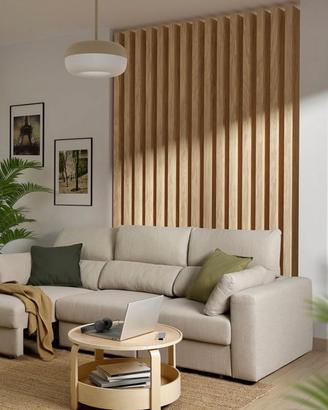 Divano 3 posti eskilstuna con chaise longue