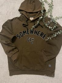 felpa gianni lupo marrone nera