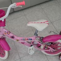Bicicletta da bambina con rotelle di Minnie