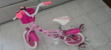 Bicicletta da bambina con rotelle di Minnie