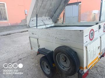 Carrello rimonchio cani