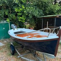 Gozzo ligure 4 metri in vetro resina REFIT TOTALE