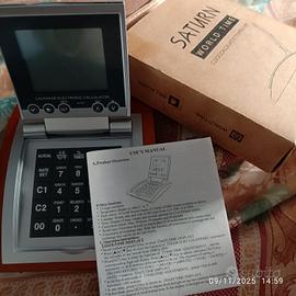 Calcolatrice e temperatura elettronica Saturno