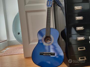 chitarra bambino blu