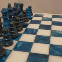 Scacchiera in alabastro