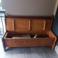 cassa panca in legno 