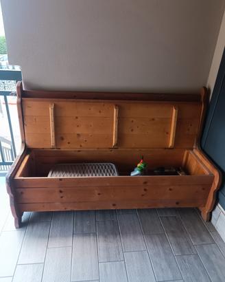 cassa panca in legno 