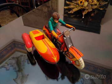 Sidecar gioco latta russo anni 40