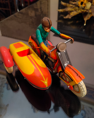 Sidecar gioco latta russo anni 40