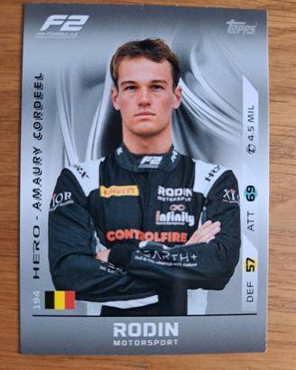 Topps Turbo Attax F2 2025 - Hero - Amaury Cordeel