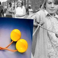 Palline Clic Clac originali anni 70 Tik Tak giallo