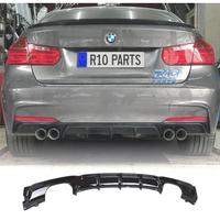 DIFFUSORE BMW F30 F31 LOOK M PERFORMANCE NERO LUCI