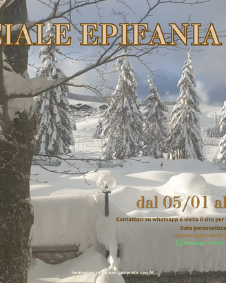 Trascorri l'Epifania in Montagna a Monte Livata