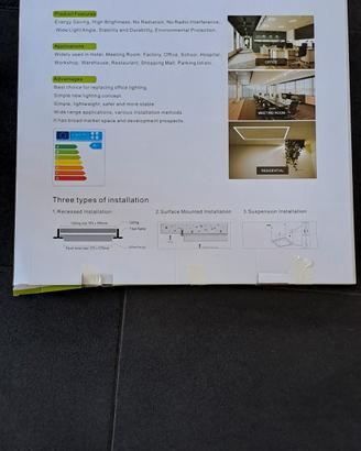 10 Panelli a led 3 colori