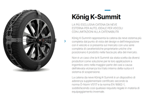 Catene da Neve KÖNIG K-Summit K44