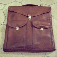 Borsa / Cartella artigianale in cuoio