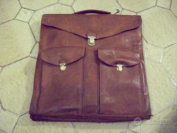 Borsa / Cartella artigianale in cuoio