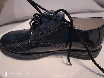 Scarpe cerimonia bambino mai usate 